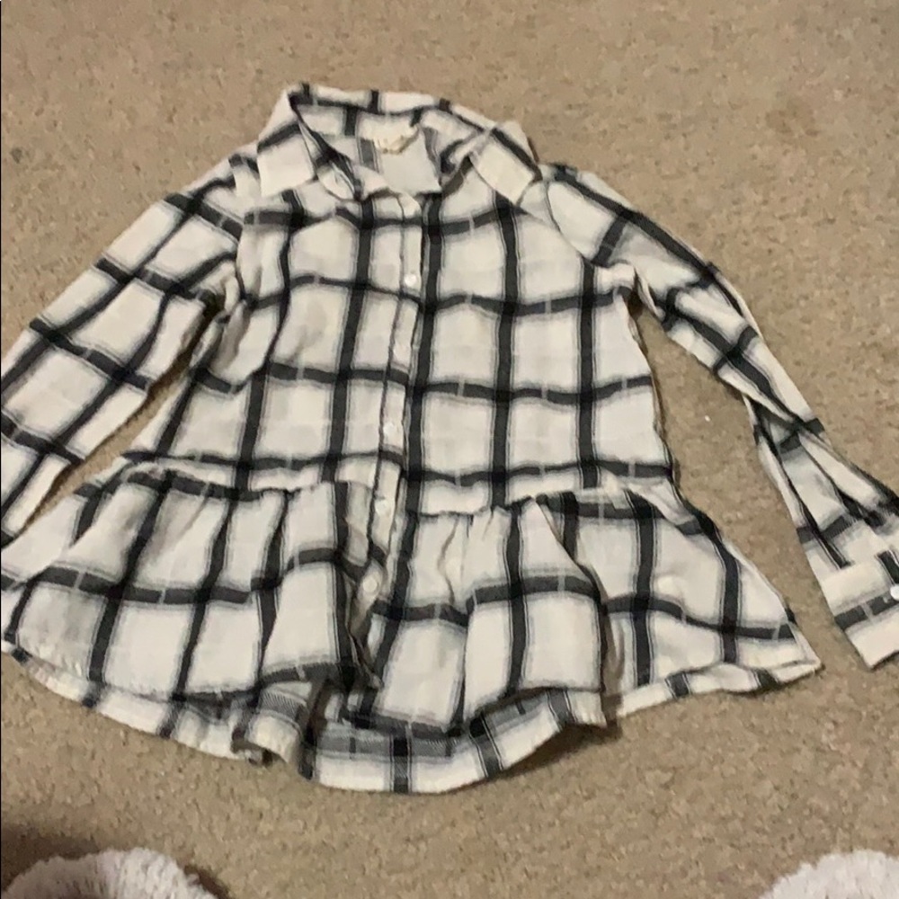 Hayden girls button up blouse